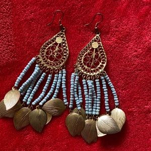 Dangling Beaded Earrings